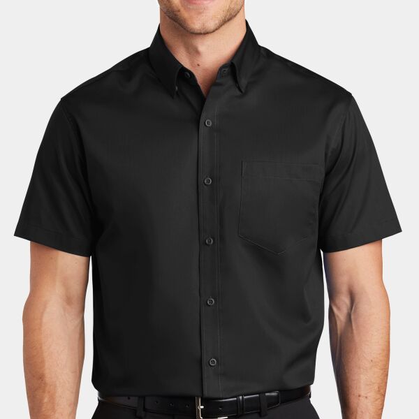 Port Authority Short Sleeve SuperPro Twill Shirt S664 Short Sleeve SuperPro Twill Shirt Thumbnail
