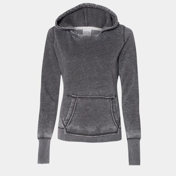 J. America Women's Zen Fleece Hooded Sweatshirt 8912 Women's Zen Fleece Hooded Sweatshirt Thumbnail