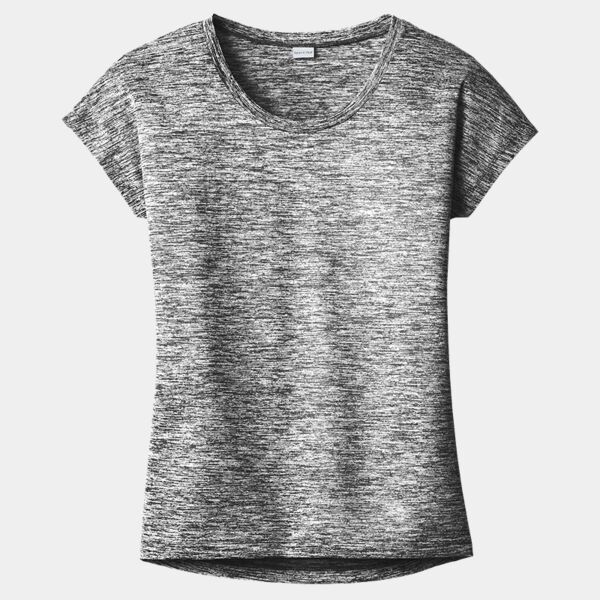 Sport Tek Women's PosiCharge ® Electric Heather Sporty Tee LST390 Women's PosiCharge ® Electric Heather Sporty Tee Thumbnail