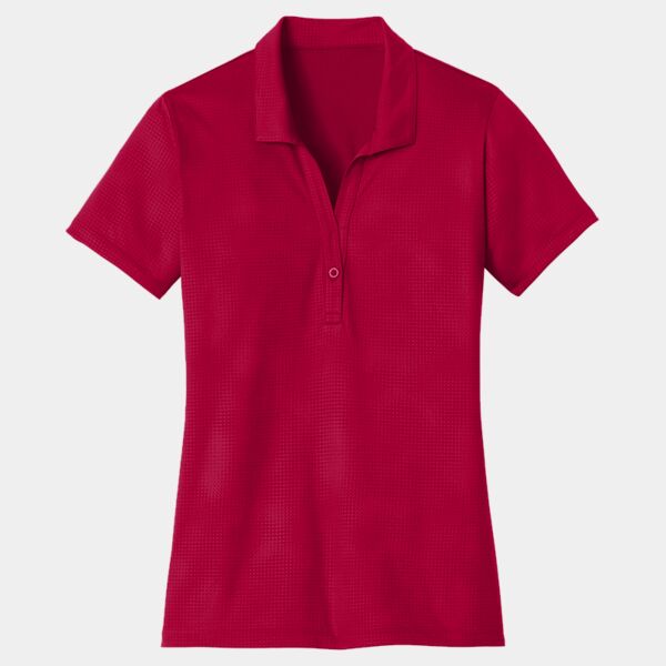 Sport Tek Women's Embossed PosiCharge ® Tough Polo ® LST630 Women's Embossed PosiCharge ® Tough Polo ® Thumbnail