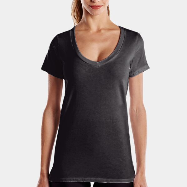 US Blanks Ladies' USA Made V-Neck T-Shirt US120 Ladies' USA Made V-Neck T-Shirt Thumbnail