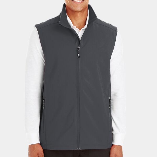Core 365 Men's Cruise Two-Layer Fleece Bonded Soft Shell Vest CE701 Men's Cruise Two-Layer Fleece Bonded Soft Shell Vest Thumbnail