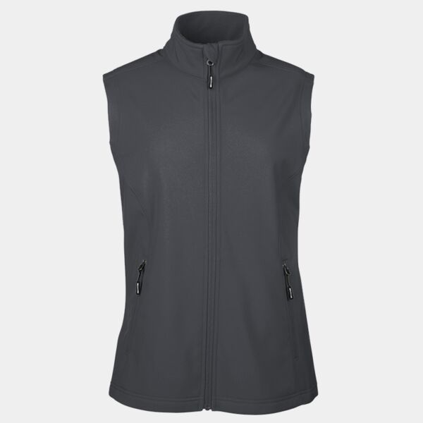Core 365 Ladies' Cruise Two-Layer Fleece Bonded Soft Shell Vest CE701W Ladies' Cruise Two-Layer Fleece Bonded Soft Shell Vest Thumbnail