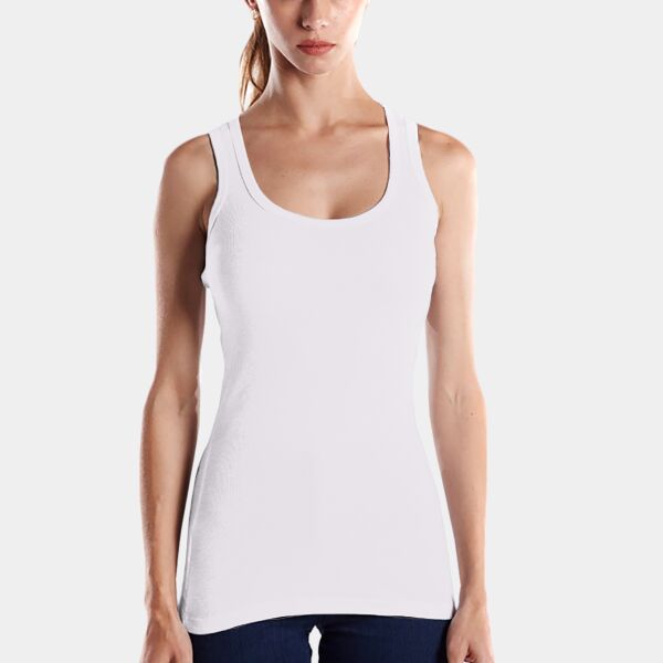 US Blanks Ladies' USA Made Cotton Rib Tank Top US500 Ladies' USA Made Cotton Rib Tank Top Thumbnail