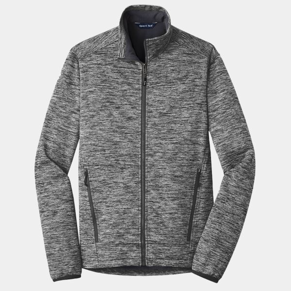 Sport Tek PosiCharge ® Electric Heather Soft Shell Jacket JST30 PosiCharge ® Electric Heather Soft Shell Jacket Thumbnail