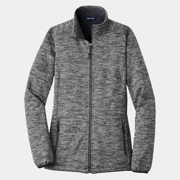 Sport Tek Women's PosiCharge ® Electric Heather Soft Shell Jacket LST30 Women's PosiCharge ® Electric Heather Soft Shell Jacket Thumbnail