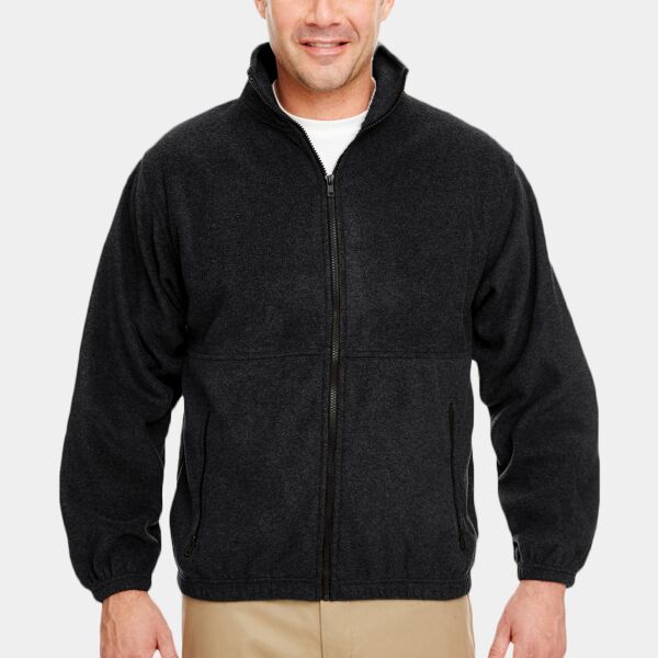 UltraClub Men's Iceberg Fleece Full-Zip Jacket 8485 Men's Iceberg Fleece Full-Zip Jacket Thumbnail