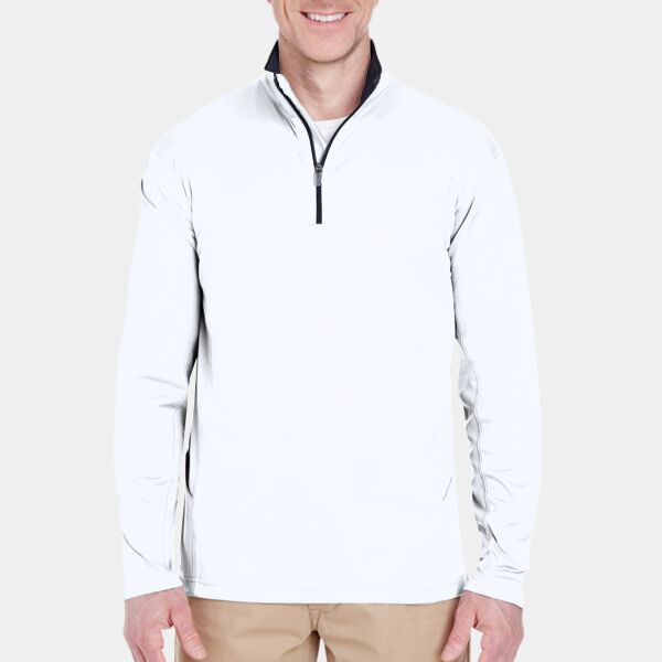 UltraClub Men's Cool & Dry Sport Quarter-Zip Pullover 8230 Men's Cool & Dry Sport Quarter-Zip Pullover Thumbnail
