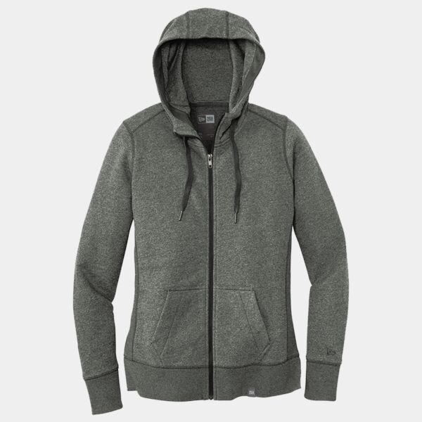 New Era Women's French Terry Full Zip Hoodie LNEA502 Women's French Terry Full Zip Hoodie Thumbnail