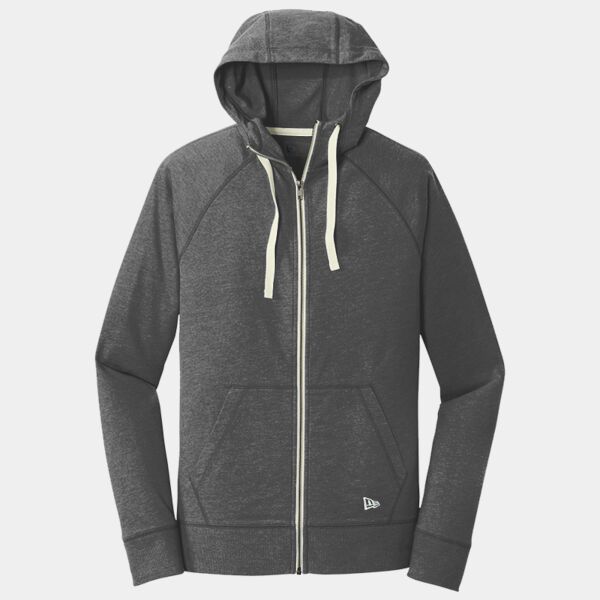 New Era Sueded Cotton Blend Full Zip Hoodie NEA122 Sueded Cotton Blend Full Zip Hoodie Thumbnail