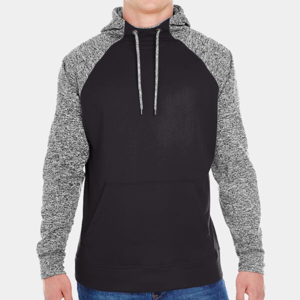 J. America Adult Colorblock Cosmic Pullover Hooded Sweatshirt JA8612 Adult Colorblock Cosmic Pullover Hooded Sweatshirt Thumbnail