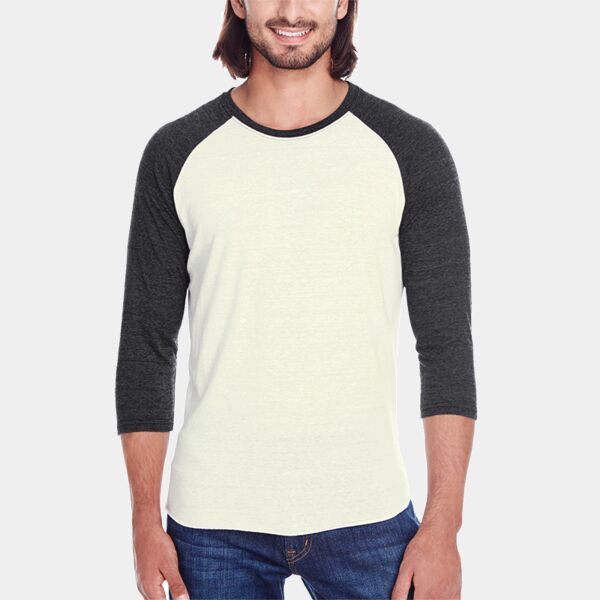 Unisex Triblend Three-Quarter Sleeve Raglan Thumbnail