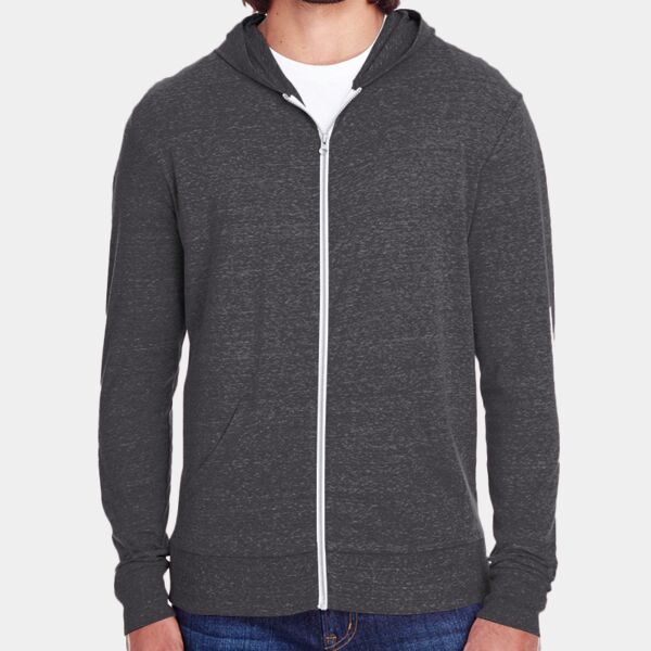 Threadfast Apparel Unisex Triblend Full-Zip Light Hoodie 302Z Unisex Triblend Full-Zip Light Hoodie Thumbnail