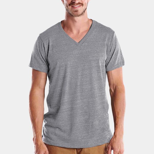 Men's USA Made Triblend V-Neck T-Shirt Thumbnail