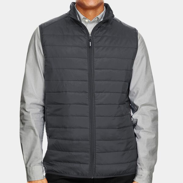 Core 365 Men's Prevail Packable Puffer Vest CE702 Men's Prevail Packable Puffer Vest Thumbnail