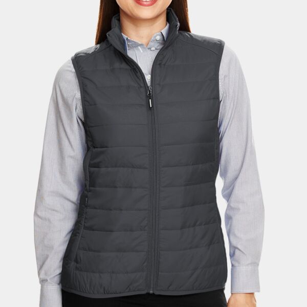 Core 365 Ladies' Prevail Packable Puffer Vest CE702W Ladies' Prevail Packable Puffer Vest Thumbnail