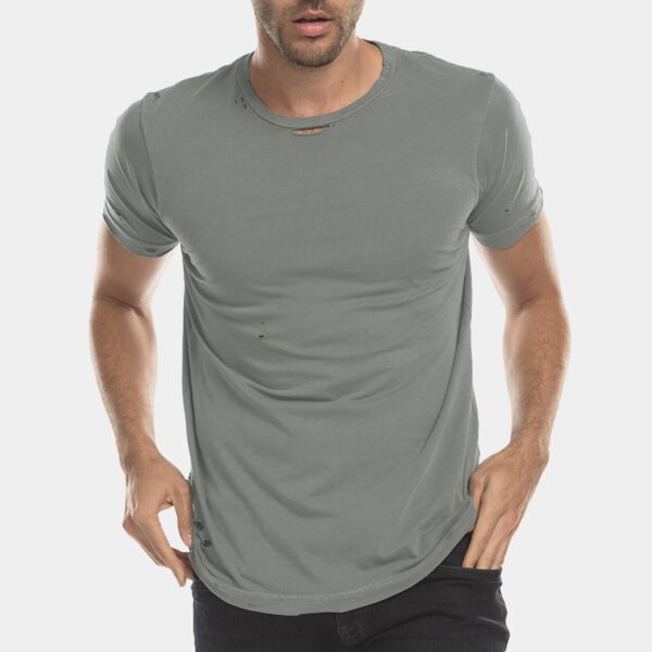 Unisex USA Made Pigment-Dyed Distressed T-Shirt Thumbnail