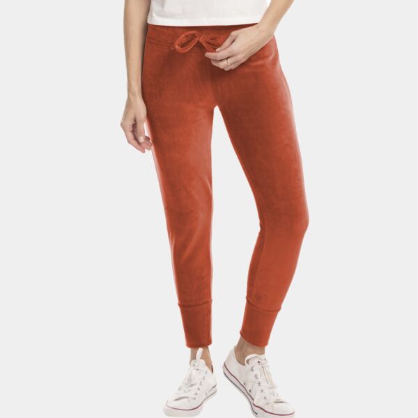 Ladies' USA Made Velour Pants Thumbnail