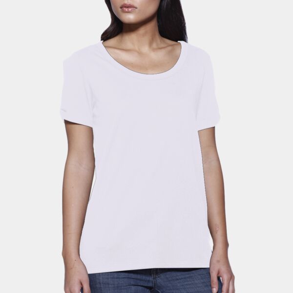 Ladies' CVC Twist Sleeve Top Thumbnail