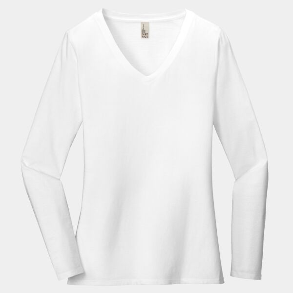 District Women's Very Important Tee ® Long Sleeve V Neck DT6201 Women's Very Important Tee ® Long Sleeve V Neck Thumbnail