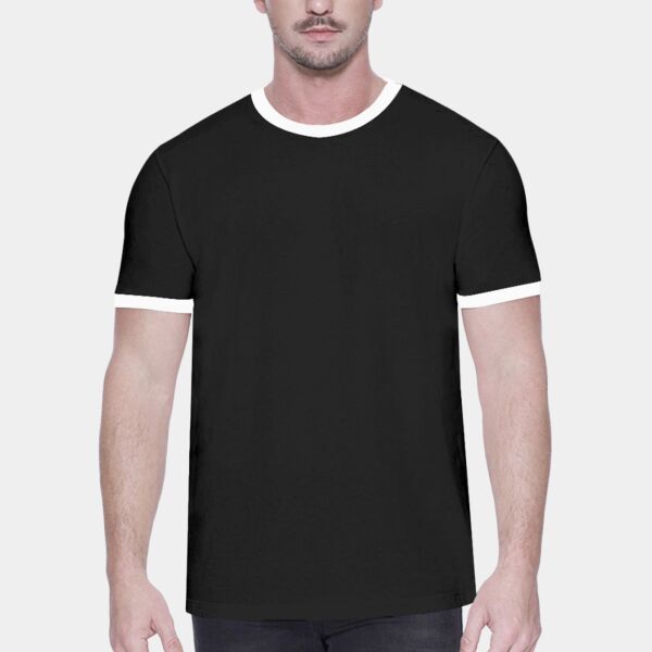Men's CVC Ringer T-Shirt Thumbnail