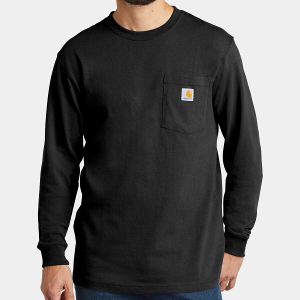 Carhartt Workwear Pocket Long Sleeve T Shirt CTK126 Workwear Pocket Long Sleeve T Shirt Thumbnail