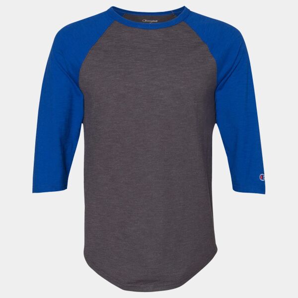 Premium Fashion Raglan Three-Quarter Sleeve Baseball T-Shirt Thumbnail