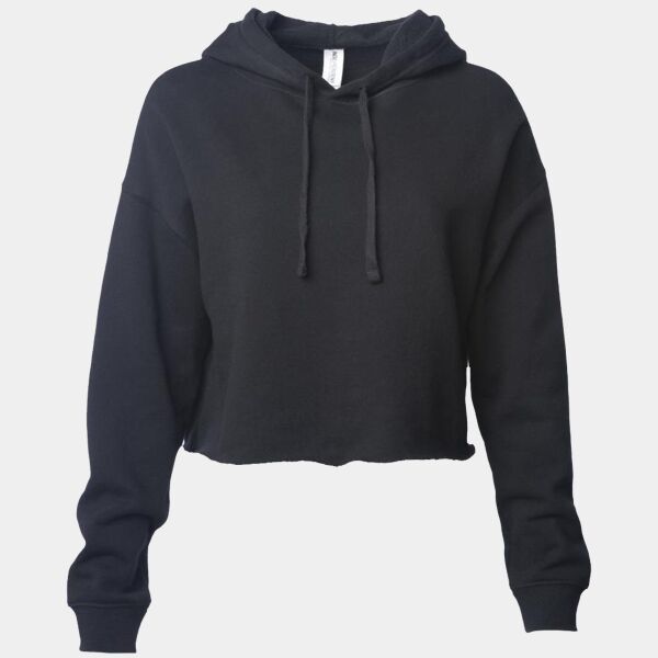 Women’s Lightweight Crop Hooded Sweatshirt Thumbnail