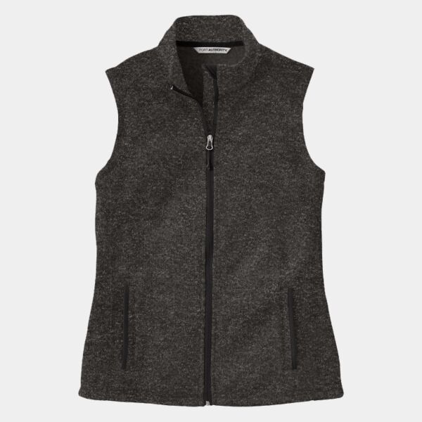 Women's Sweater Fleece Vest Thumbnail