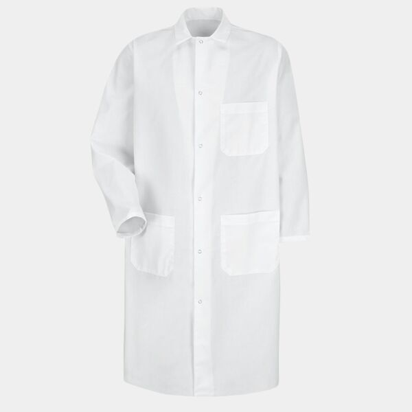 Unisex Butcher Coat with Exterior Chest Pocket Thumbnail