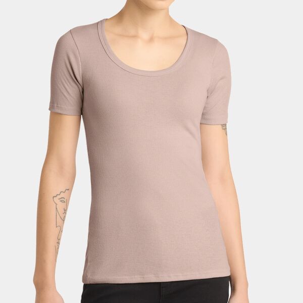 Women's V.I.T. Rib Scoop Neck Tee Thumbnail