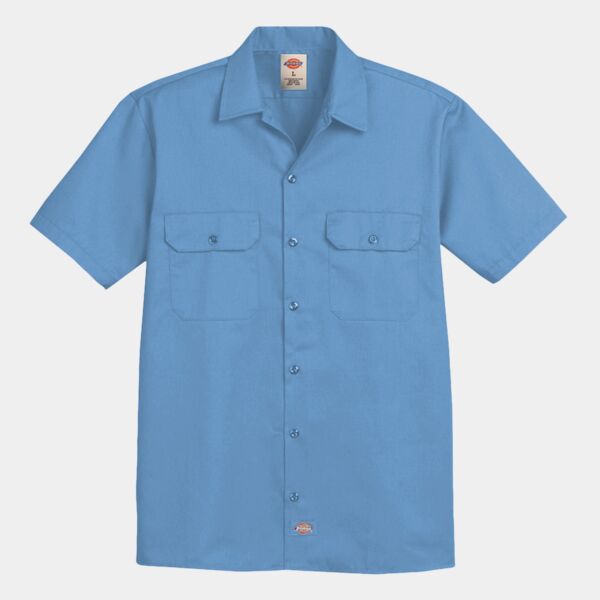 Men's Tall Short Sleeve Work Shirt Thumbnail
