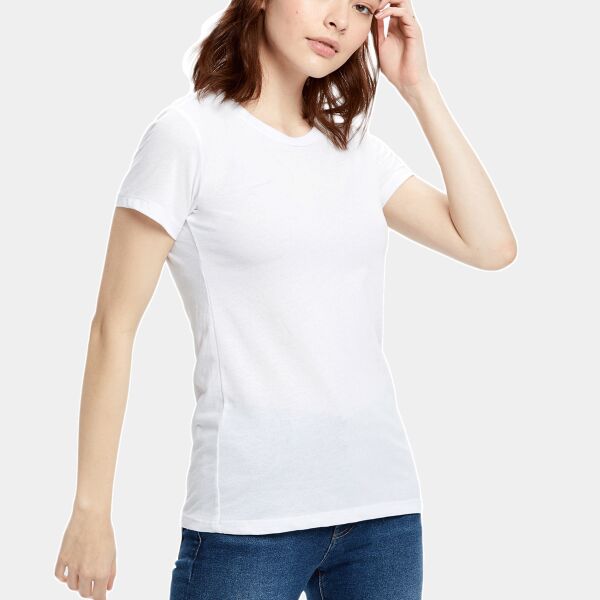 Ladies' USA Made Organic Crewneck T-Shirt Thumbnail