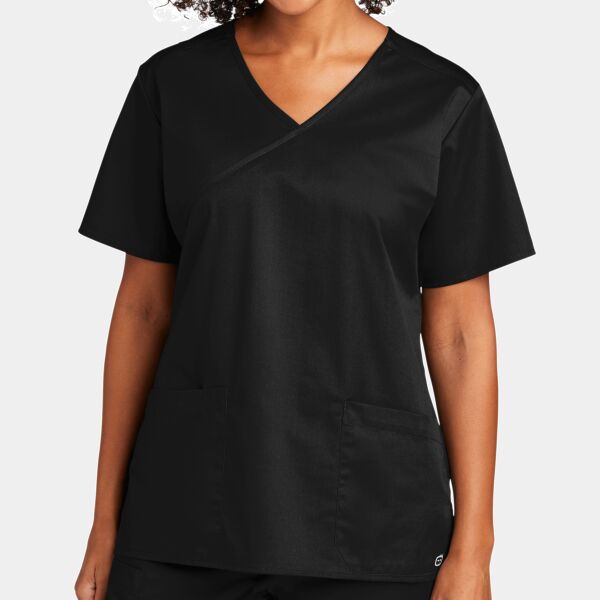 Women's WorkFlex Mock Wrap Top Thumbnail