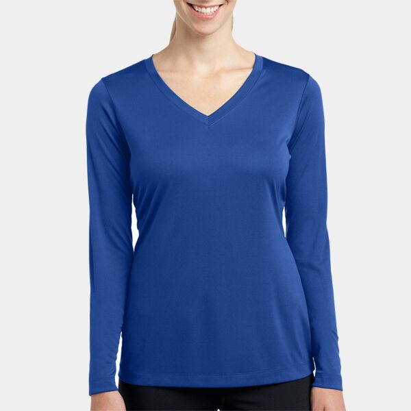Sport Tek Copy of Ladies Long Sleeve PosiCharge ® Competitor™ V Neck Tee LST353LS-CC Copy of Ladies Long Sleeve PosiCharge ® Competitor™ V Neck Tee Thumbnail