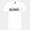 Unisex Jersey Short-Sleeve V-Neck T-Shirt Thumbnail