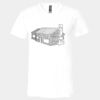 Unisex Jersey Short-Sleeve V-Neck T-Shirt Thumbnail