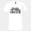 Unisex Jersey Short-Sleeve V-Neck T-Shirt Thumbnail
