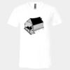 Unisex Jersey Short-Sleeve V-Neck T-Shirt Thumbnail