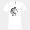 Unisex Jersey Short-Sleeve V-Neck T-Shirt Thumbnail