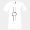 Unisex Jersey Short-Sleeve V-Neck T-Shirt Thumbnail