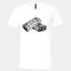 Unisex Jersey Short-Sleeve V-Neck T-Shirt Thumbnail