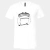 Unisex Jersey Short-Sleeve V-Neck T-Shirt Thumbnail