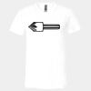 Unisex Jersey Short-Sleeve V-Neck T-Shirt Thumbnail