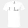 Unisex Jersey Short-Sleeve V-Neck T-Shirt Thumbnail