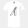 Unisex Jersey Short-Sleeve V-Neck T-Shirt Thumbnail