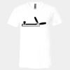 Unisex Jersey Short-Sleeve V-Neck T-Shirt Thumbnail