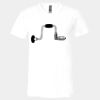 Unisex Jersey Short-Sleeve V-Neck T-Shirt Thumbnail