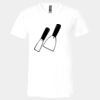 Unisex Jersey Short-Sleeve V-Neck T-Shirt Thumbnail