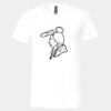 Unisex Jersey Short-Sleeve V-Neck T-Shirt Thumbnail